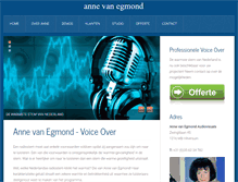 Tablet Screenshot of annevanegmond.nl